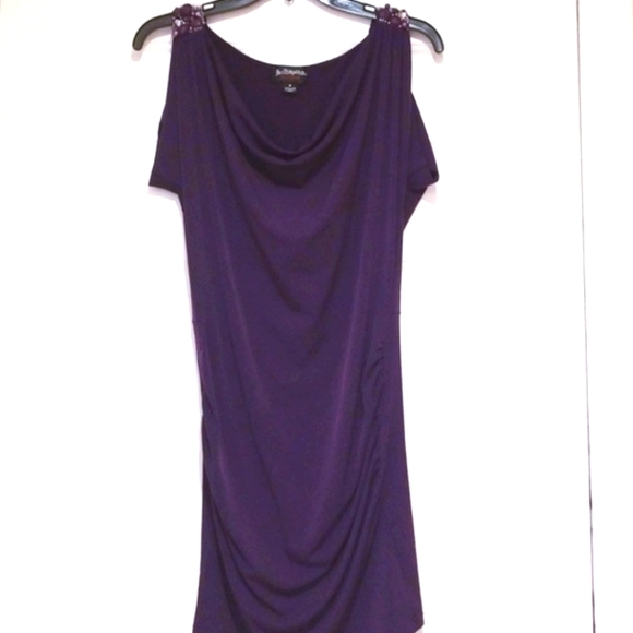 Deep purple bodycon dress - Picture 1 of 3